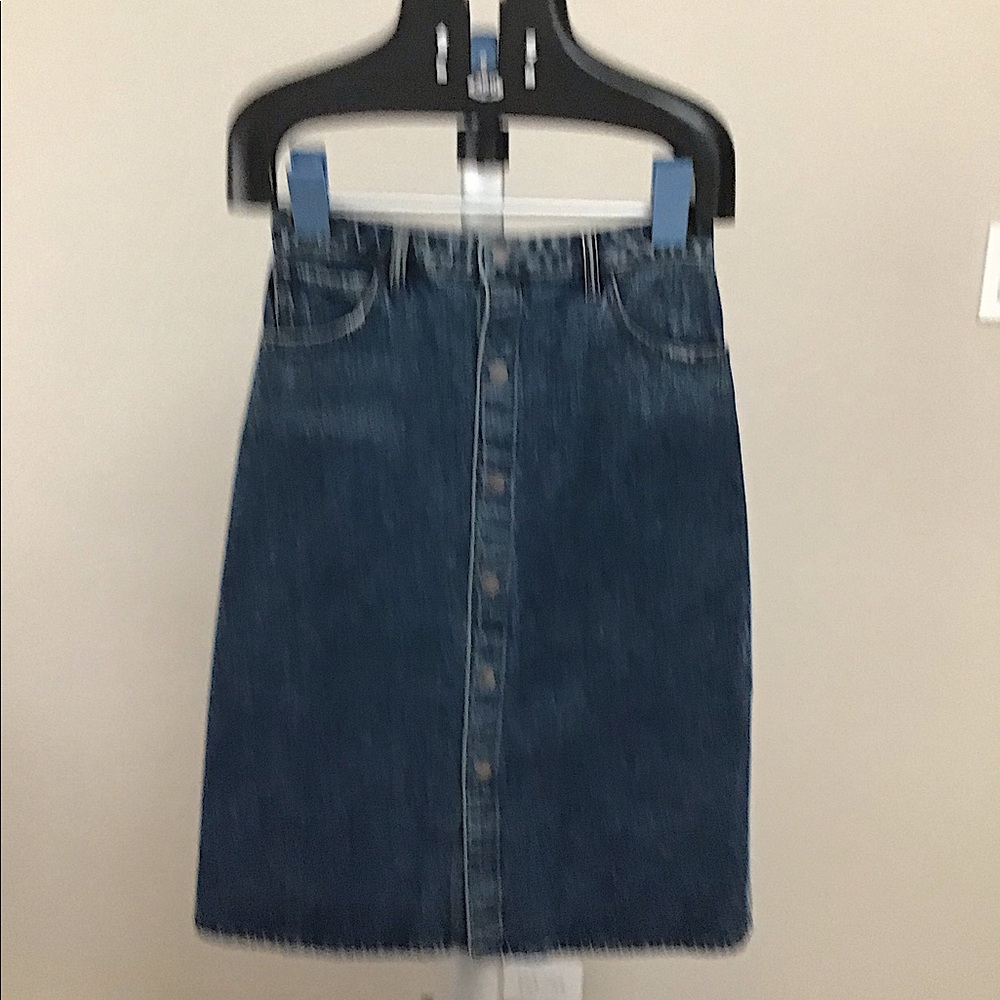 Helmut Lang denim skirt knee length. Size 29